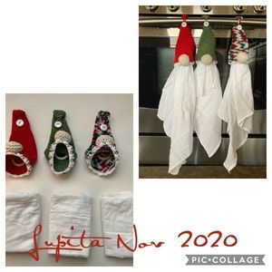 Three Christmas Gnome Towel